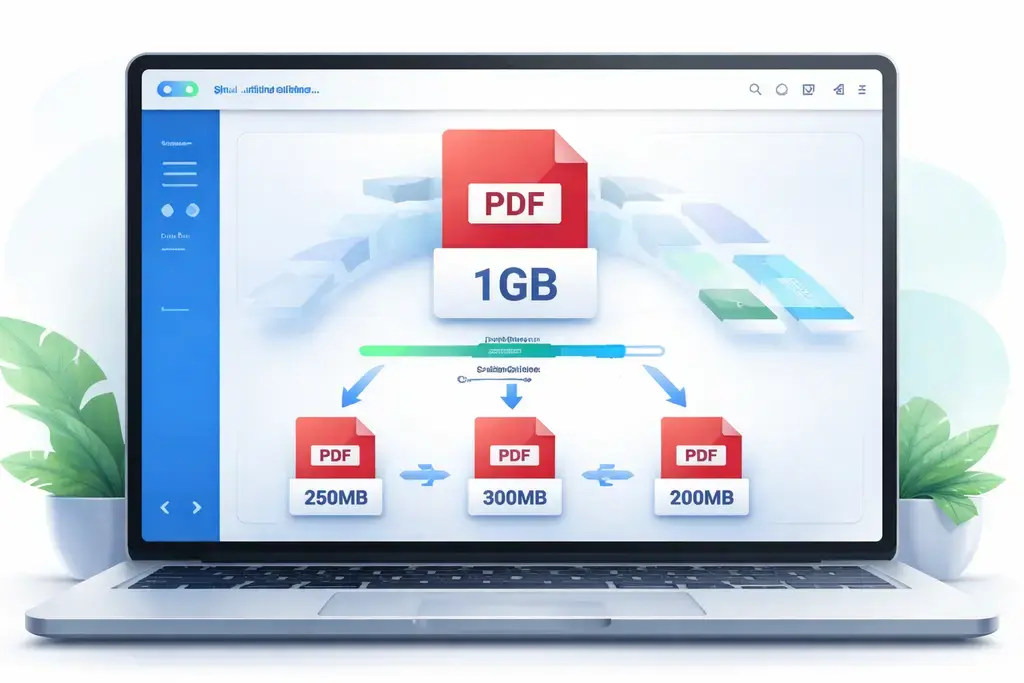 File Break Rvg How to Split a Massive 1GB PDF File in Your Browser Fast | NoMoreUploads